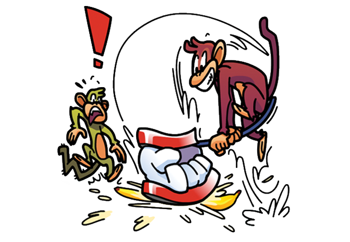 Interrupt their turn. It's your turn now.